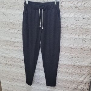 Free fly Unisex S Lightweight Black Bamboo Fleece Lined Joggers, Cozy, Organic